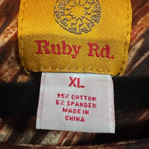 Ruby Rd. Multicolor Textured Blouse - Picture 4 of 5